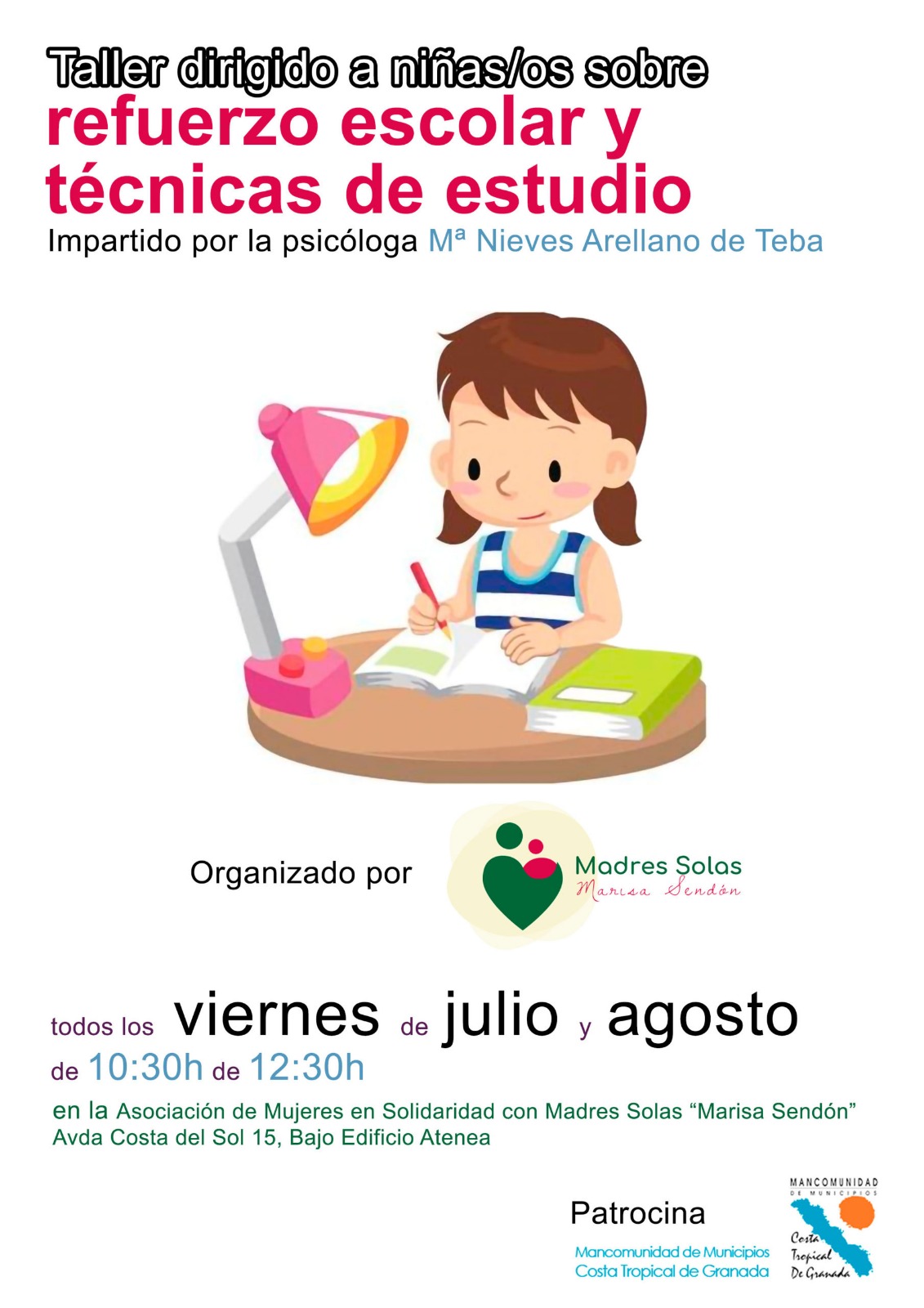 En este momento estás viendo ¡Comienzan los talleres de refuerzo para niñas/os!