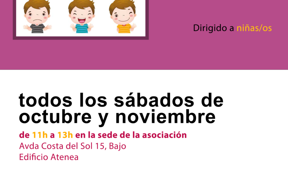 ¡Y aquí tenéis el taller para niñ@s!