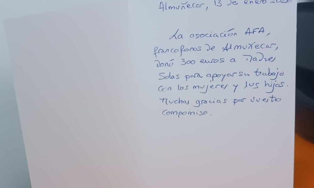 Gracias a La Asociación de Francófonos de Almuñécar