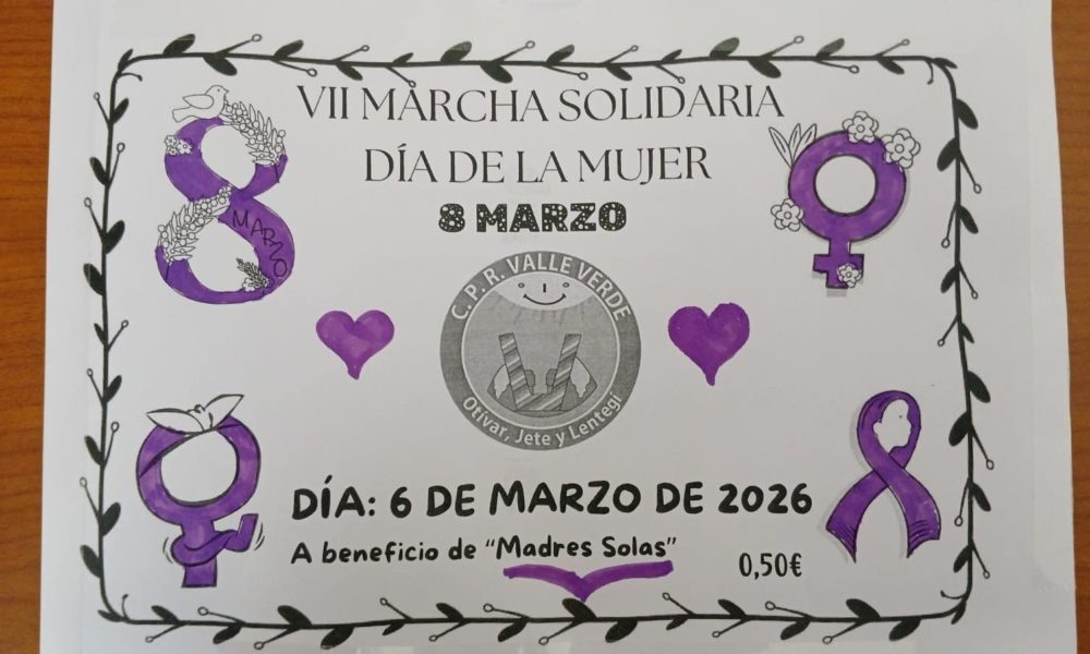 En marcha con el día de la mujer!