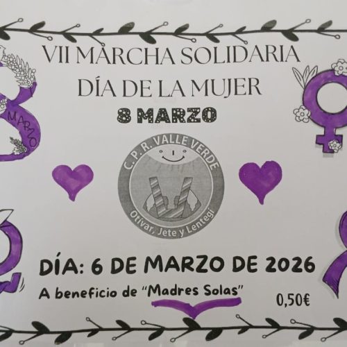 En marcha con el día de la mujer!